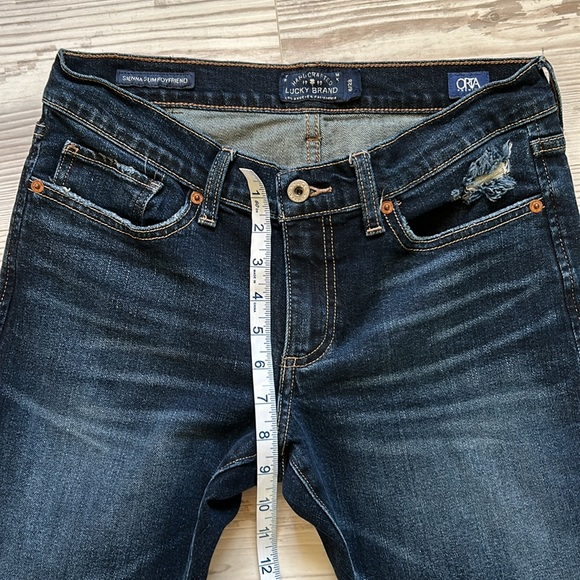 Lucky🍀Brand Sienna Slim Boyfriend ORTA Premium 6/28 - Picture 3 of 4